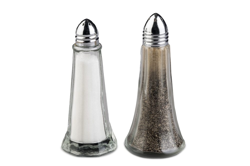 Glass Salt & Pepper