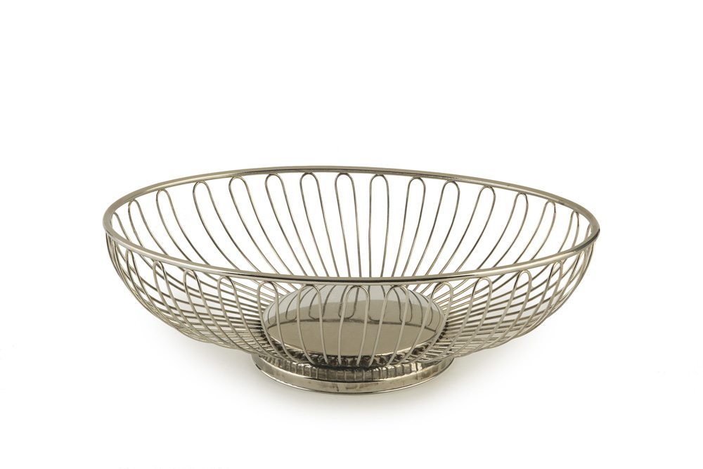 Oval Silver Bread Basket