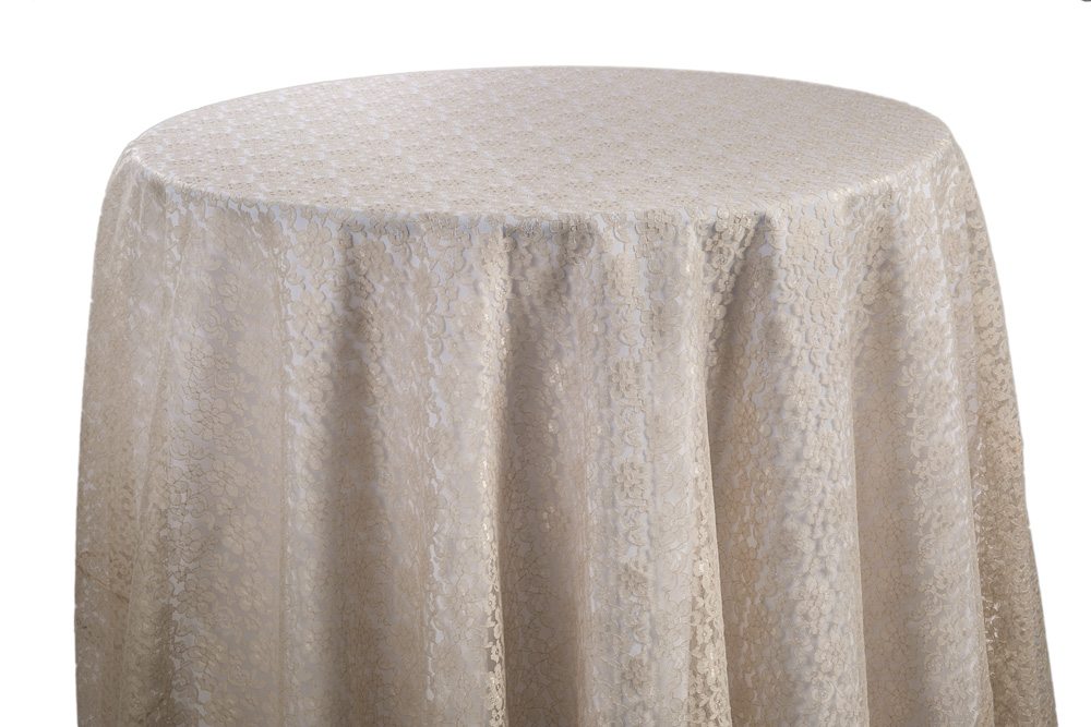 120 Round Tablecloth Patterned A B, Lace Tablecloths 120 Round