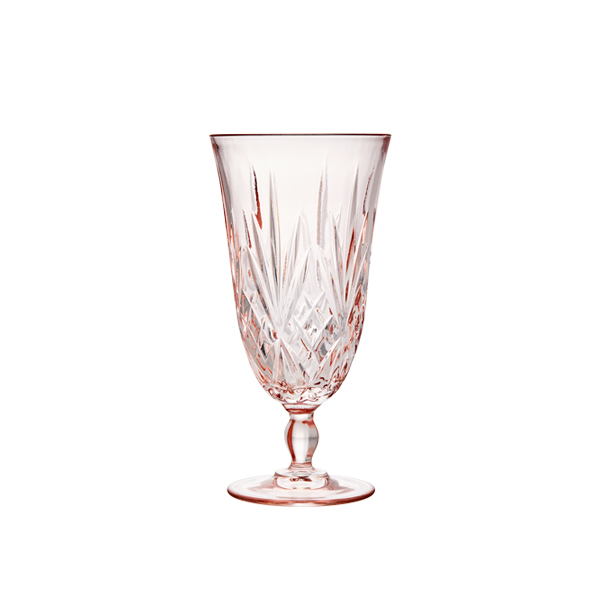 Empire Crystal Blush Water Goblet